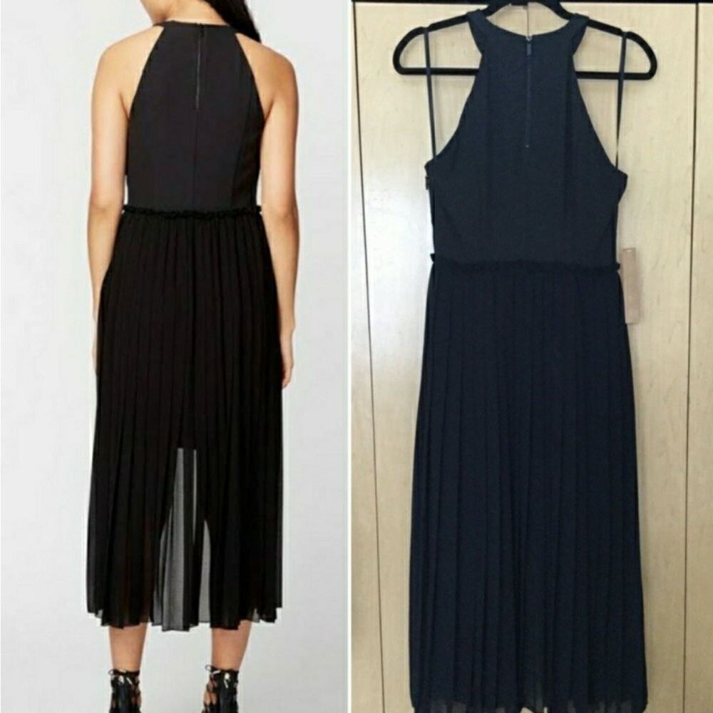 Rachel Rachel Roy Women's Pleated Chiffon Overlay - Picture 7 of 8